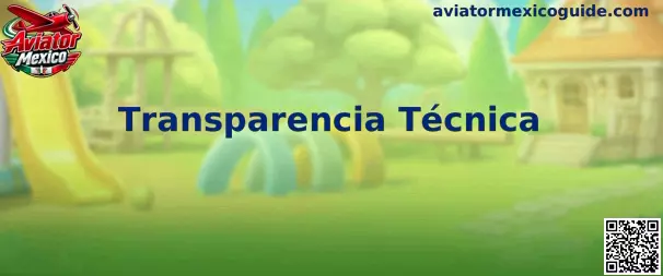 Esquema visual de Transparencia Técnica para verificar rondas de Aviator Mexico